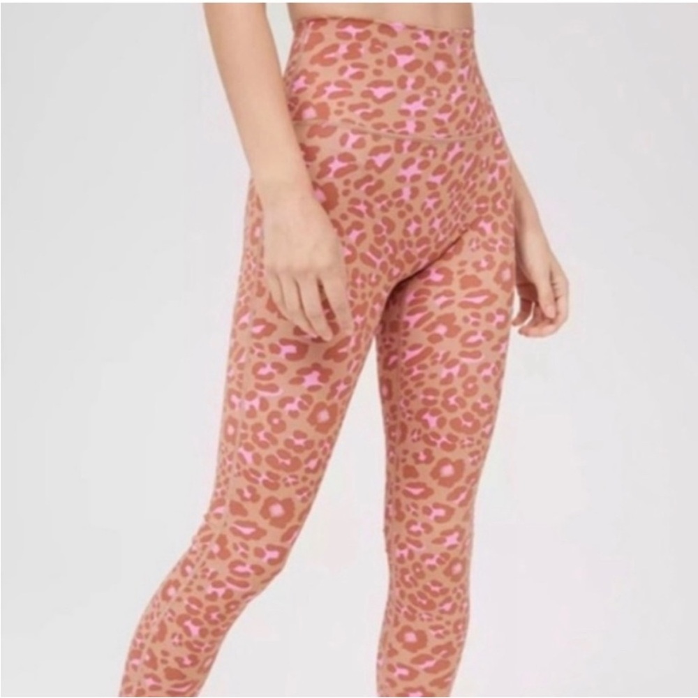 Aerie Offline Butter Soft Cheetah Print Leggings Medium - Picture 4 of 4